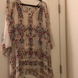 Jessica Simpson Floral Maternity Blouse